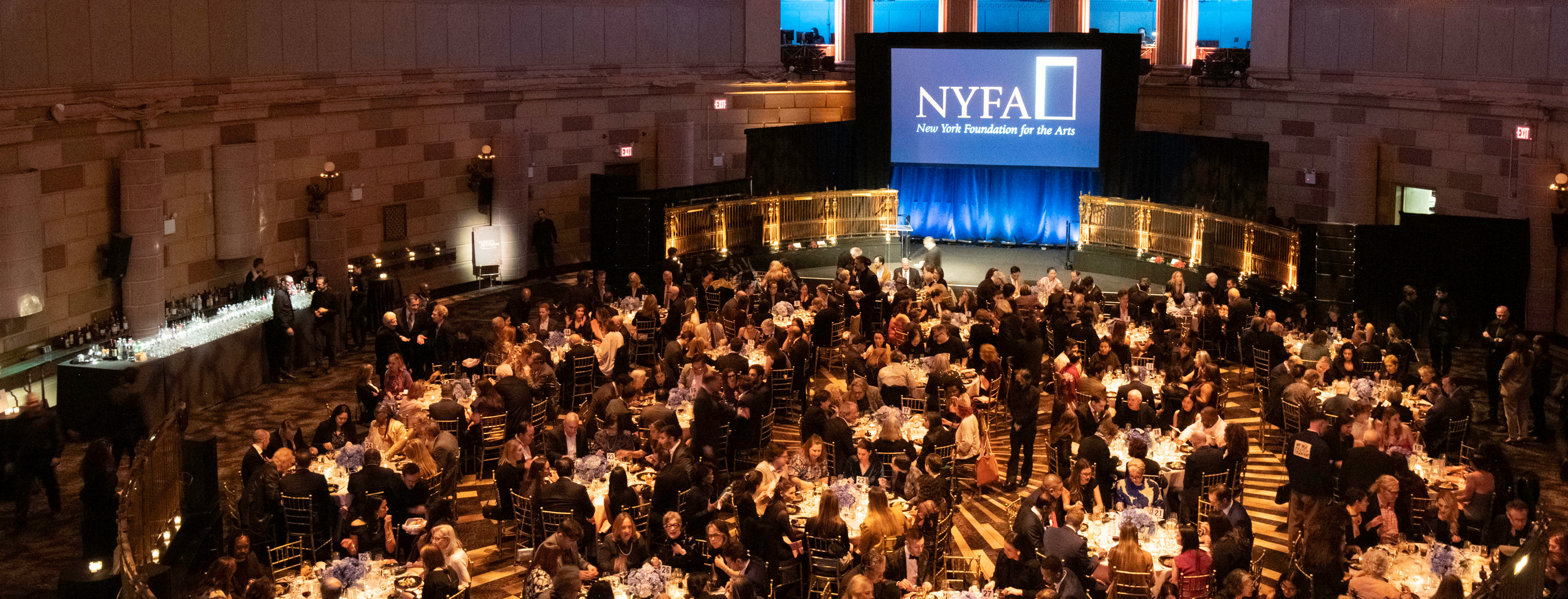 Atmosphere shot at NYFA's Hall of Fame Benefit